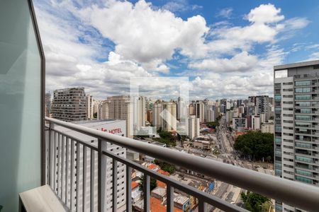 Varanda de apartamento para alugar com 1 quarto, 27m² em Vila Nova Conceição, São Paulo