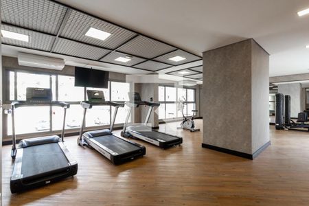 Apartamento para alugar com 27m², 1 quarto e sem vaga Apartamento para alugar com 27m², 1 quarto e sem vagaAcademia