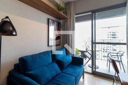 Sala de apartamento para alugar com 1 quarto, 27m² em Vila Nova Conceição, São Paulo