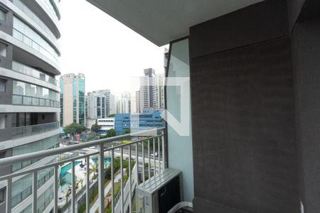 Studio à venda com 27m², 1 quarto e sem vagaVaranda