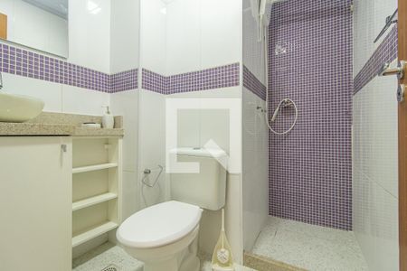 Casa de condomínio para alugar com 59m², 2 quartos e 1 vaga Casa de condomínio para alugar com 59m², 2 quartos e 1 vagaDetalhe do Banheiro