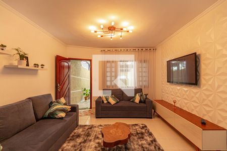 Sala de casa para alugar com 3 quartos, 112m² em Jardim Bom Pastor, Santo André