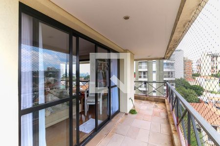 Varanda da Sala de apartamento à venda com 3 quartos, 200m² em Vila Progredior, São Paulo