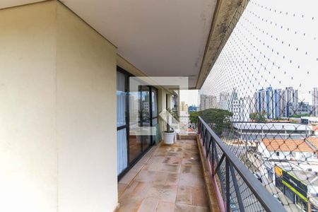 Varanda da Sala de apartamento à venda com 3 quartos, 200m² em Vila Progredior, São Paulo