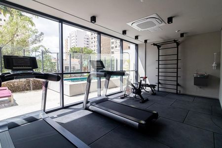 Área comum - Academia de apartamento para alugar com 1 quarto, 33m² em Perdizes, São Paulo