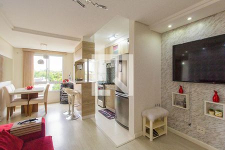 Sala de apartamento para alugar com 2 quartos, 52m² em Barnabé, Gravataí
