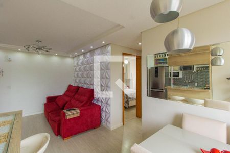 Sala de apartamento para alugar com 2 quartos, 52m² em Barnabé, Gravataí