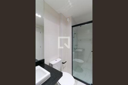 Studio para alugar com 28m², 1 quarto e sem vaga Studio para alugar com 28m², 1 quarto e sem vagaBanheiro