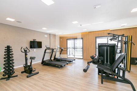 Studio para alugar com 27m², 1 quarto e sem vaga Studio para alugar com 27m², 1 quarto e sem vagaAcademia