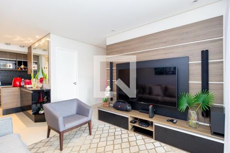 Sala  de apartamento à venda com 2 quartos, 80m² em Vila Bertioga, São Paulo