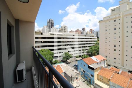 Varanda de kitnet/studio para alugar com 1 quarto, 24m² em Perdizes, São Paulo