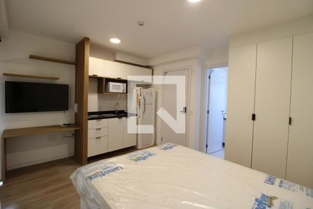 Quarto - Armários  de kitnet/studio para alugar com 1 quarto, 24m² em Perdizes, São Paulo