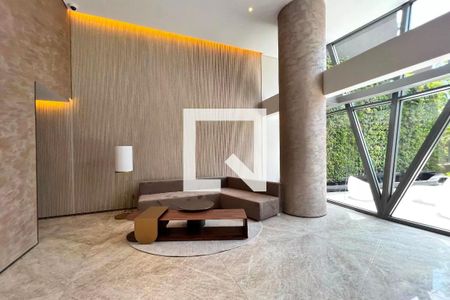 Hall de apartamento para alugar com 2 quartos, 65m² em Indianópolis, São Paulo