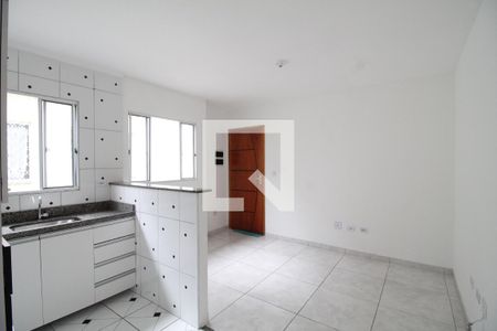 Sala/Cozinha de apartamento para alugar com 1 quarto, 40m² em Cidade Antônio Estevão de Carvalho, São Paulo