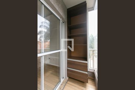 Varanda da Sala  de apartamento à venda com 2 quartos, 50m² em Vila Carmosina, São Paulo