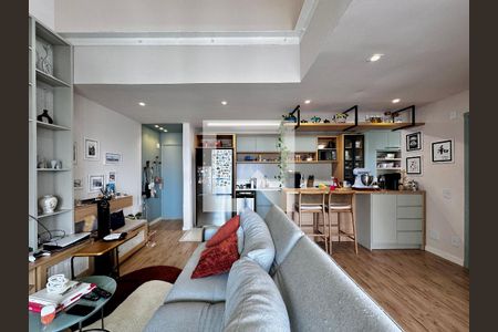 Sala de apartamento à venda com 2 quartos, 117m² em Campo Belo, São Paulo