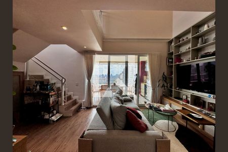 Sala de apartamento à venda com 2 quartos, 117m² em Campo Belo, São Paulo