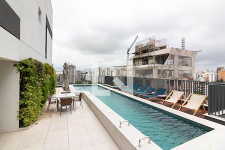 Studio para alugar com 26m², 1 quarto e sem vagaPiscina