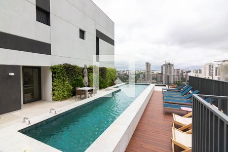 Studio para alugar com 26m², 1 quarto e sem vagaPiscina