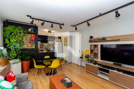 Sala de apartamento à venda com 1 quarto, 43m² em Belenzinho, São Paulo