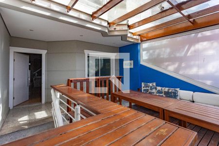 Varanda da sala de casa à venda com 4 quartos, 405m² em Centro, Diadema