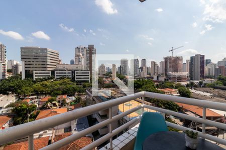 Varanda de apartamento à venda com 1 quarto, 44m² em Itaim Bibi, São Paulo