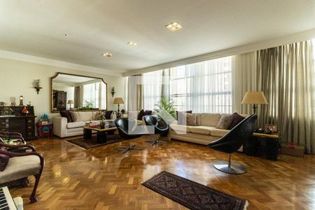 Sala de apartamento à venda com 4 quartos, 275m² em Vila Buarque, São Paulo