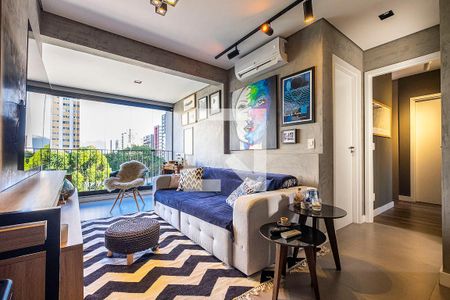 Sala de apartamento para alugar com 2 quartos, 58m² em Pinheiros, São Paulo