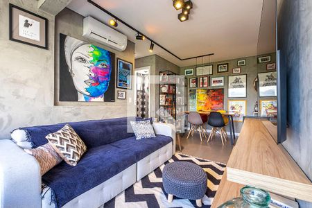 Sala de apartamento para alugar com 2 quartos, 58m² em Pinheiros, São Paulo