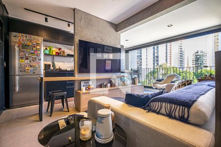 Sala de apartamento para alugar com 2 quartos, 58m² em Pinheiros, São Paulo