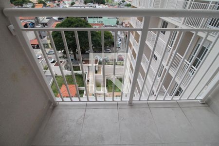 Varanda da Sala de apartamento à venda com 1 quarto, 27m² em Vila Ré, São Paulo