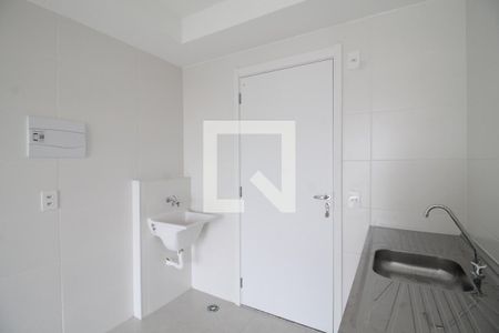 Sala/Cozinha e Área de Serviço de apartamento à venda com 1 quarto, 27m² em Vila Ré, São Paulo