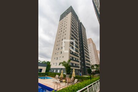Fachada do bloco de kitnet/studio para alugar com 1 quarto, 35m² em Quinta da Paineira, São Paulo