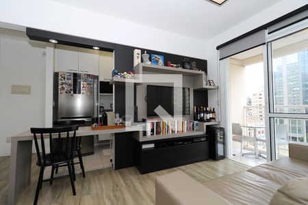 Sala de apartamento à venda com 1 quarto, 49m² em Pinheiros, São Paulo