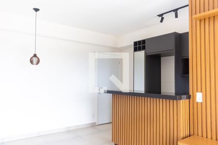 Sala de apartamento para alugar com 1 quarto, 40m² em Jardim Sumare, Ribeirão Preto