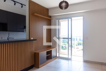 Sala de apartamento para alugar com 1 quarto, 40m² em Jardim Sumare, Ribeirão Preto