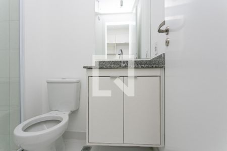 Banheiro de kitnet/studio para alugar com 1 quarto, 23m² em Belenzinho, São Paulo