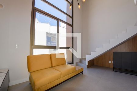 Sala de apartamento para alugar com 1 quarto, 60m² em Carvoeira, Florianópolis