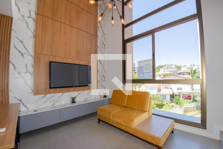 Sala de apartamento para alugar com 1 quarto, 60m² em Carvoeira, Florianópolis