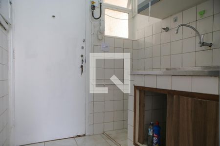 Cozinha de kitnet/studio para alugar com 1 quarto, 40m² em José Menino, Santos
