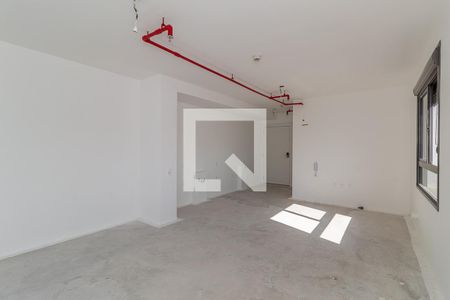 Quarto / Cozinha de kitnet/studio à venda com 1 quarto, 50m² em Petrópolis, Porto Alegre