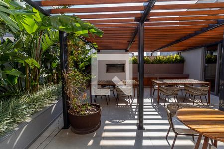 Studio à venda com 50m², 1 quarto e 1 vaga Studio à venda com 50m², 1 quarto e 1 vagaÁrea comum - Churrasqueira