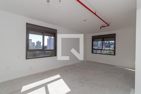 Quarto / Cozinha de kitnet/studio à venda com 1 quarto, 50m² em Petrópolis, Porto Alegre