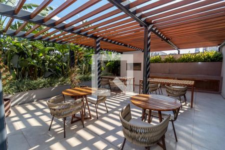 Studio à venda com 50m², 1 quarto e 1 vaga Studio à venda com 50m², 1 quarto e 1 vagaÁrea comum - Churrasqueira