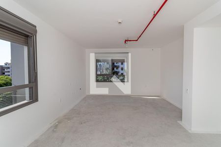 Quarto / Cozinha de kitnet/studio à venda com 1 quarto, 50m² em Petrópolis, Porto Alegre