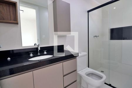 Banheiro do Quarto 1 - Suíte de apartamento à venda com 2 quartos, 62m² em Jardim, Santo André