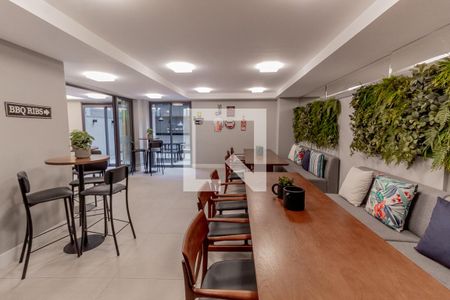 Apartamento para alugar com 42m², 1 quarto e sem vagaÁrea comum - Salão de festas