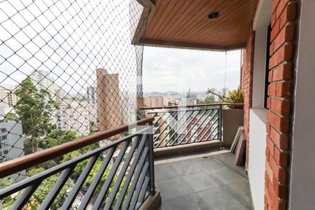 Varanda da Sala de apartamento para alugar com 3 quartos, 145m² em Parque Bairro Morumbi, São Paulo