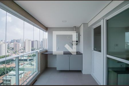 Varanda da Sala de apartamento para alugar com 1 quarto, 40m² em Vila Clementino, São Paulo
