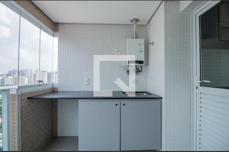 Varanda da Sala de apartamento para alugar com 1 quarto, 40m² em Vila Clementino, São Paulo